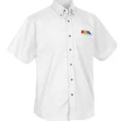 Easy Care Short Sleeve Poplin Shirt - Men's