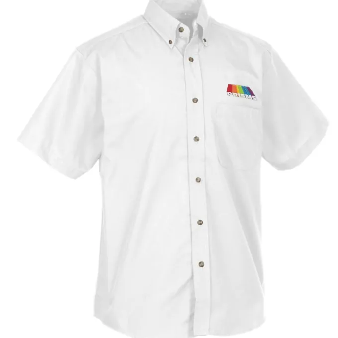 Easy Care Short Sleeve Poplin Shirt - Men's