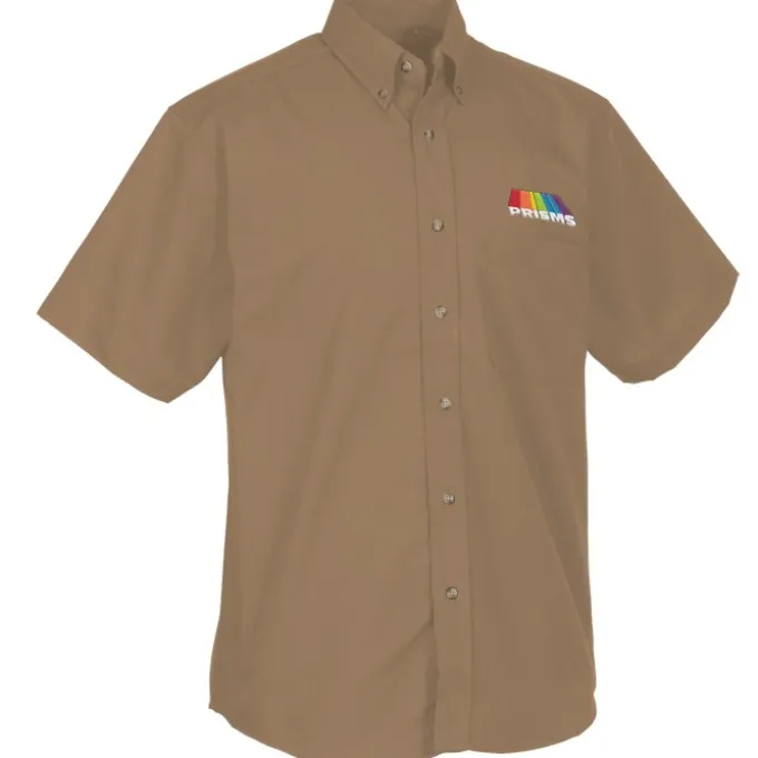 Easy Care Short Sleeve Poplin Shirt - Men's