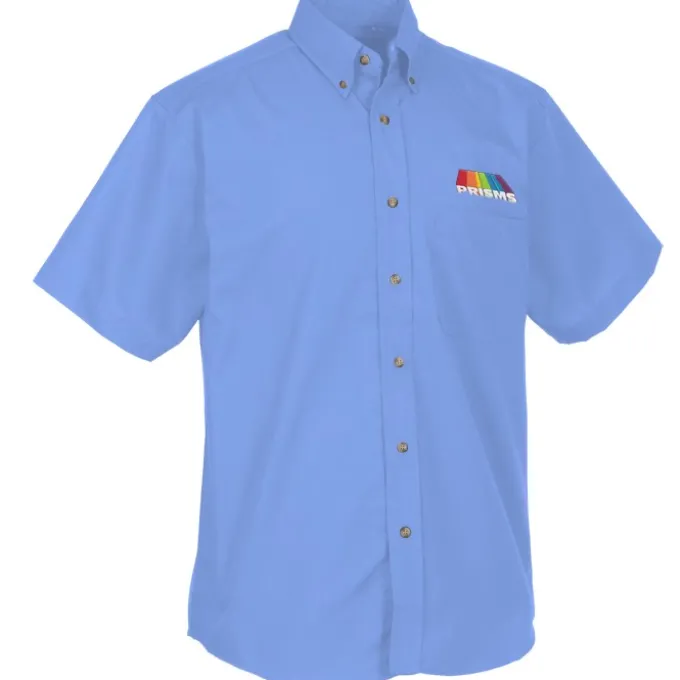 Easy Care Short Sleeve Poplin Shirt - Men's
