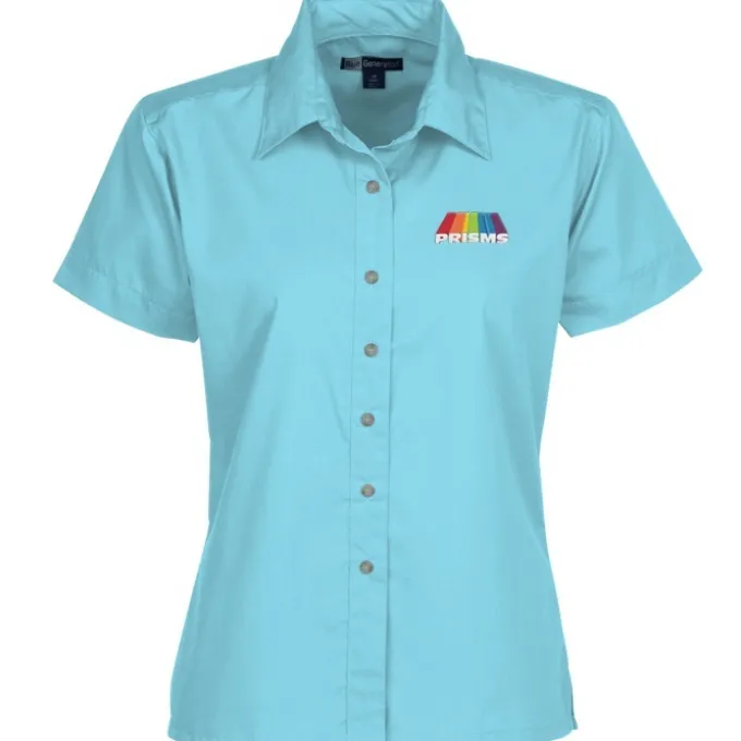 Easy Care Short Sleeve Poplin Shirt - Ladies'