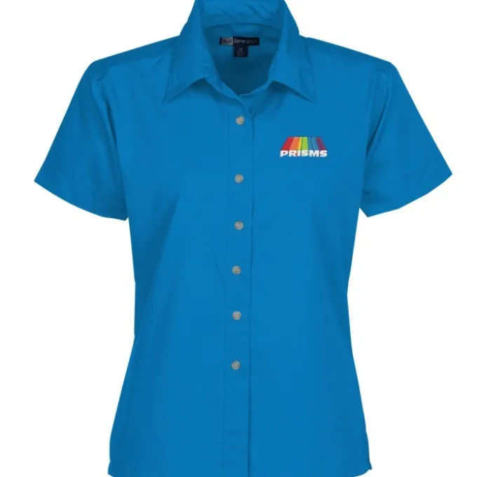 Easy Care Short Sleeve Poplin Shirt - Ladies'