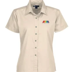Easy Care Short Sleeve Poplin Shirt - Ladies'
