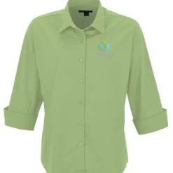Easy Care 3/4 Sleeve Stretch Poplin Blouse - Ladies'