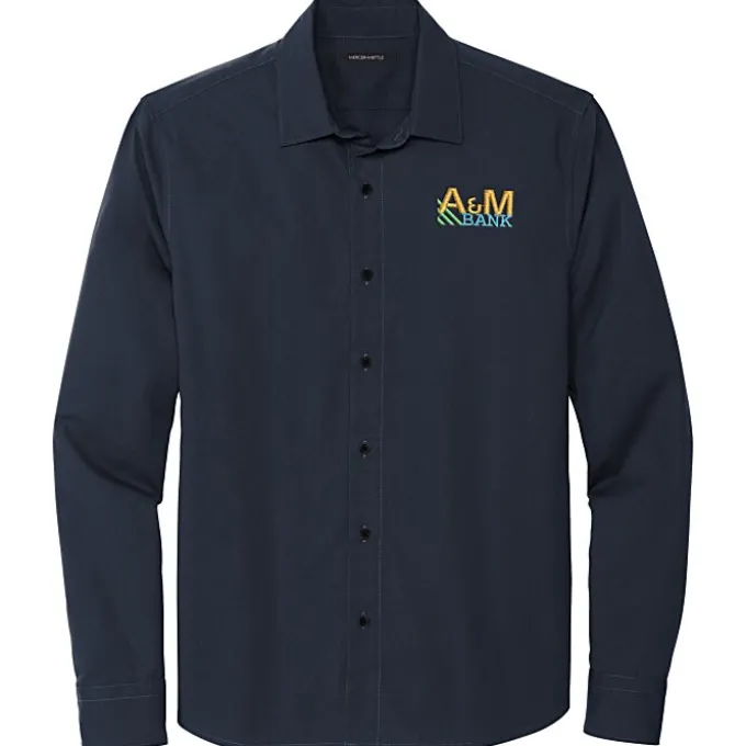 Easy Care Stretch Woven Shirt - Men's