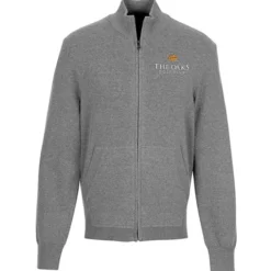 Easy Care Tri-Blend Full-Zip Sweater