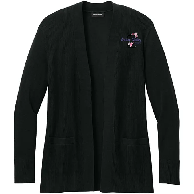 Easy Care Tri-Blend Open Front Cardigan Sweater - Ladies'
