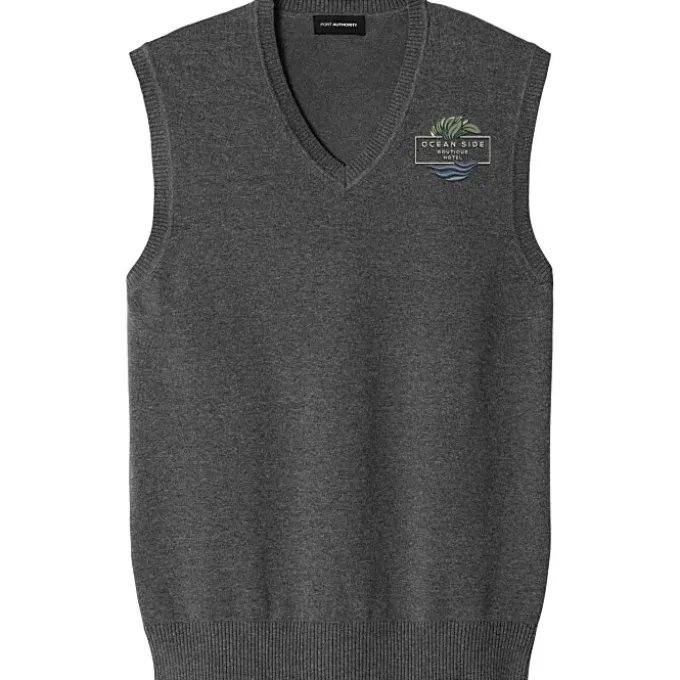 Easy Care Tri-Blend Sweater Vest