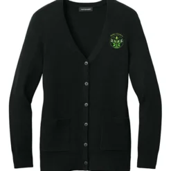 Easy Care Tri-Blend V-Neck Cardigan Sweater - Ladies'