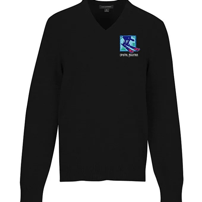 Easy Care Tri-Blend V-Neck Sweater - Men's