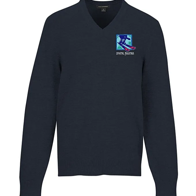 Easy Care Tri-Blend V-Neck Sweater - Men's