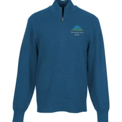 Easy Care Tri-Blend 1/4-Zip Sweater