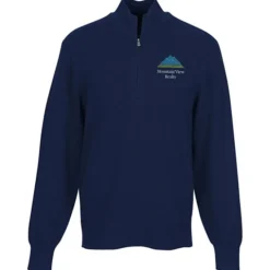 Easy Care Tri-Blend 1/4-Zip Sweater