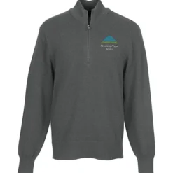 Easy Care Tri-Blend 1/4-Zip Sweater