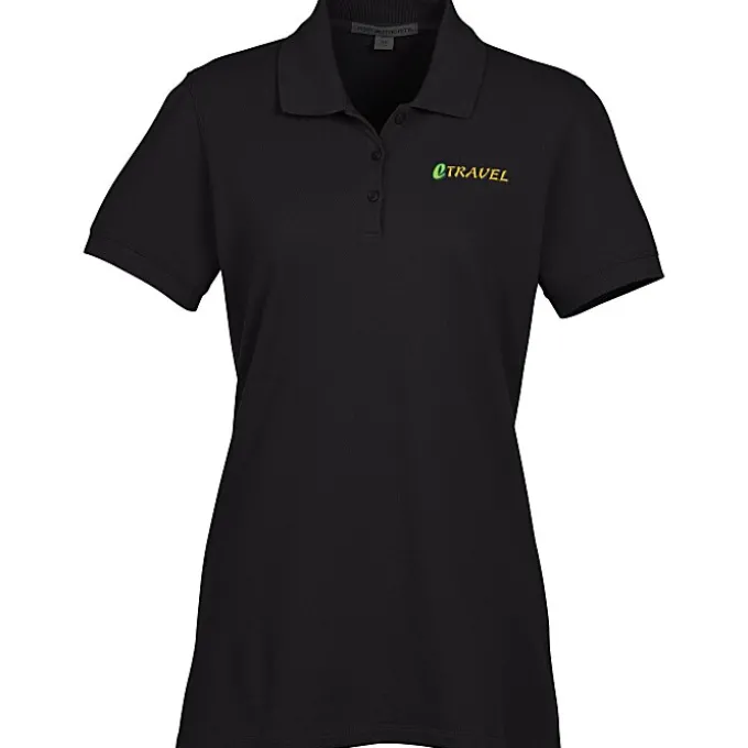 Easy Care Wrinkle Resist Cotton Pique Polo - Ladies'