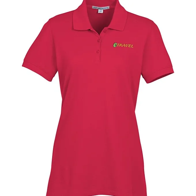 Easy Care Wrinkle Resist Cotton Pique Polo - Ladies'