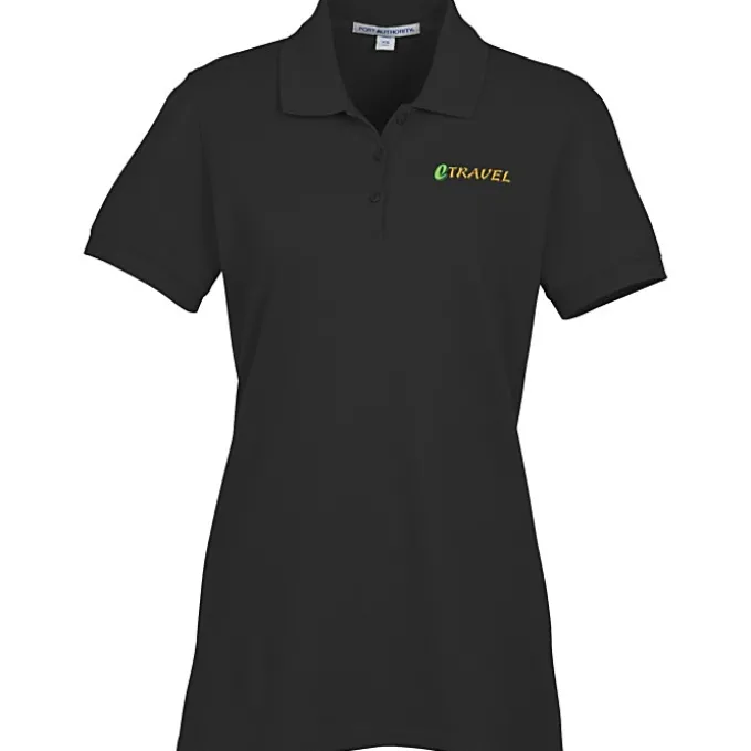 Easy Care Wrinkle Resist Cotton Pique Polo - Ladies'