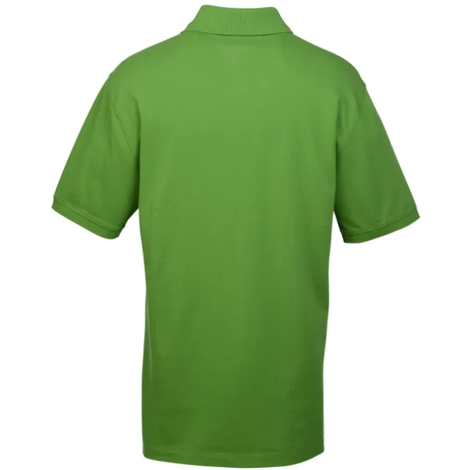 Easy Care Wrinkle Resist Cotton Pique Polo - Men's - 24 hr