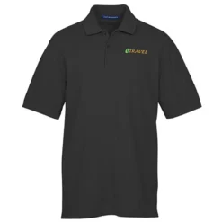 Easy Care Wrinkle Resist Cotton Pique Polo - Men's - Heather - 24 hr