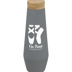 Echo Vacuum Bottle with Bamboo Lid - 17 oz.