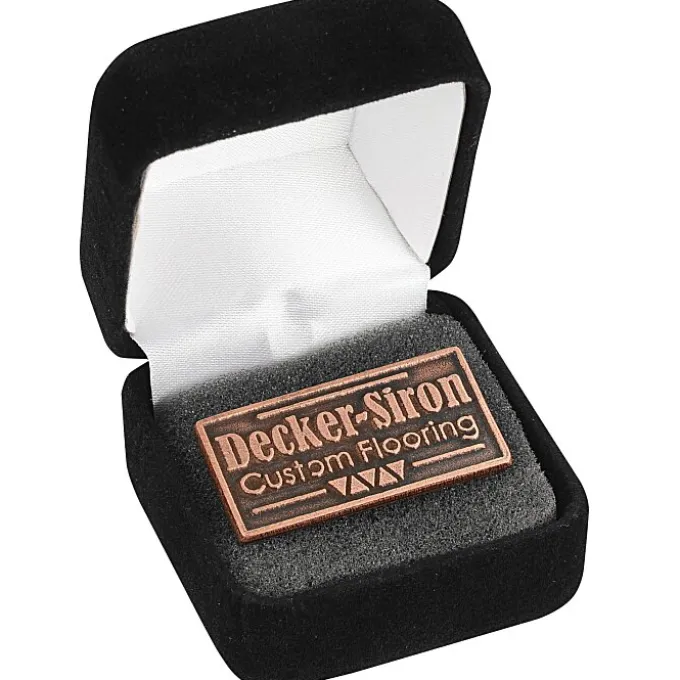Econo Lapel Pin - Rectangle - Gift Box