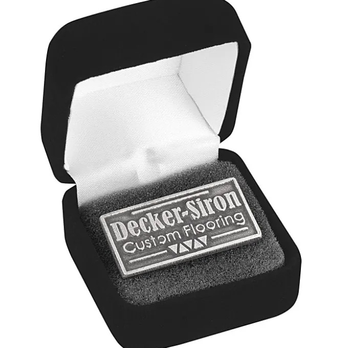 Econo Lapel Pin - Rectangle - Gift Box