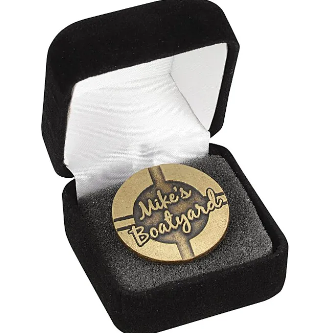 Econo Lapel Pin - Round - Gift Box