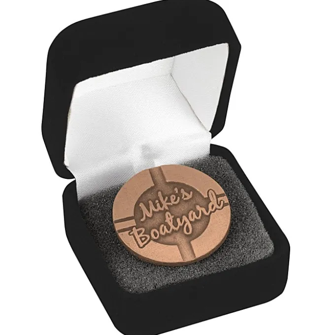 Econo Lapel Pin - Round - Gift Box