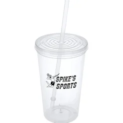 Economy Tumbler with Straw - 20 oz.