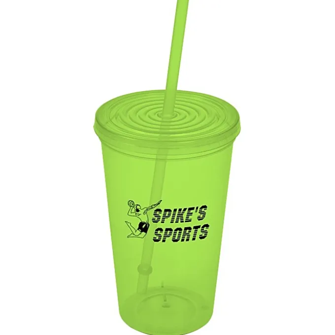 Economy Tumbler with Straw - 20 oz.