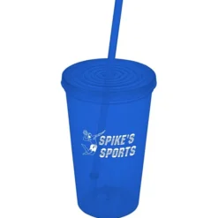 Economy Tumbler with Straw - 20 oz.