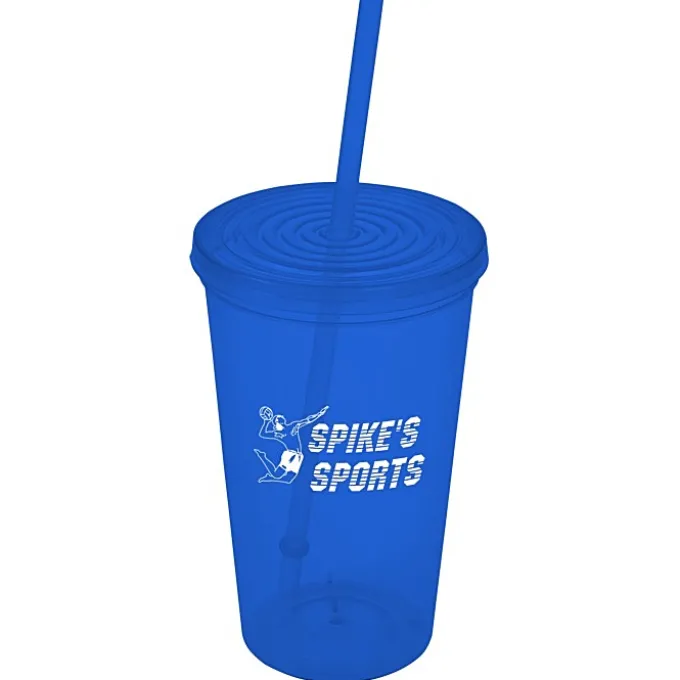 Economy Tumbler with Straw - 20 oz.