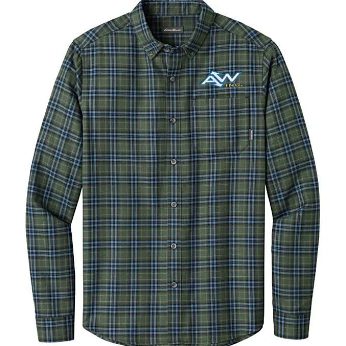 Eddie Bauer Favorite Flannel Plaid Shirt