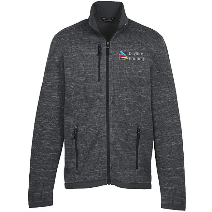 Eddie Bauer Heathered Sweater Fleece Jacket - Men's