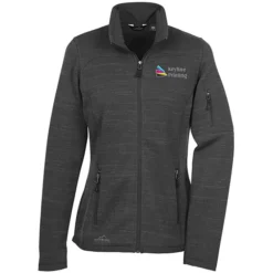 Eddie Bauer Heathered Sweater Fleece Jacket - Ladies' - 24 hr