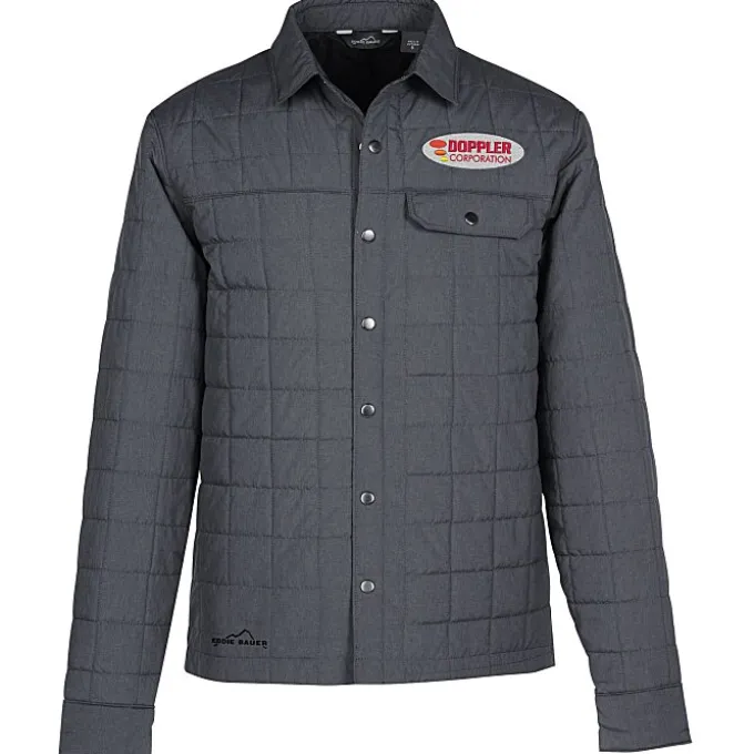 Eddie Bauer Quilted Shirt Jacket