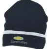 Edge Stripe Knit Cuff Beanie