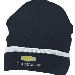 Edge Stripe Knit Cuff Beanie