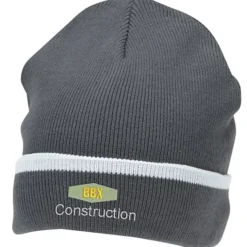 Edge Stripe Knit Cuff Beanie