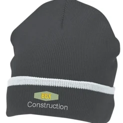 Edge Stripe Knit Cuff Beanie