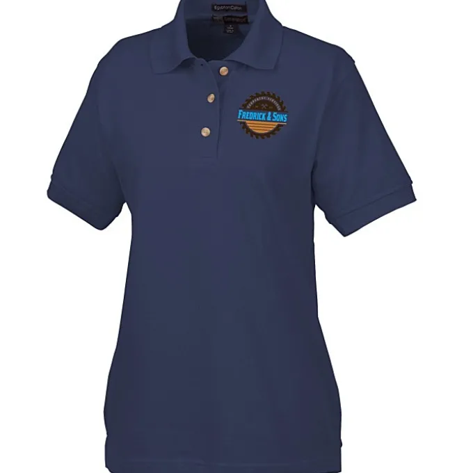 Egyptian Cotton Pique Polo - Ladies' - Full Color