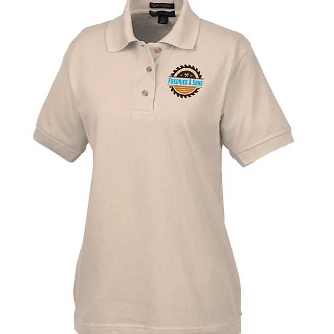 Egyptian Cotton Pique Polo - Ladies' - Full Color