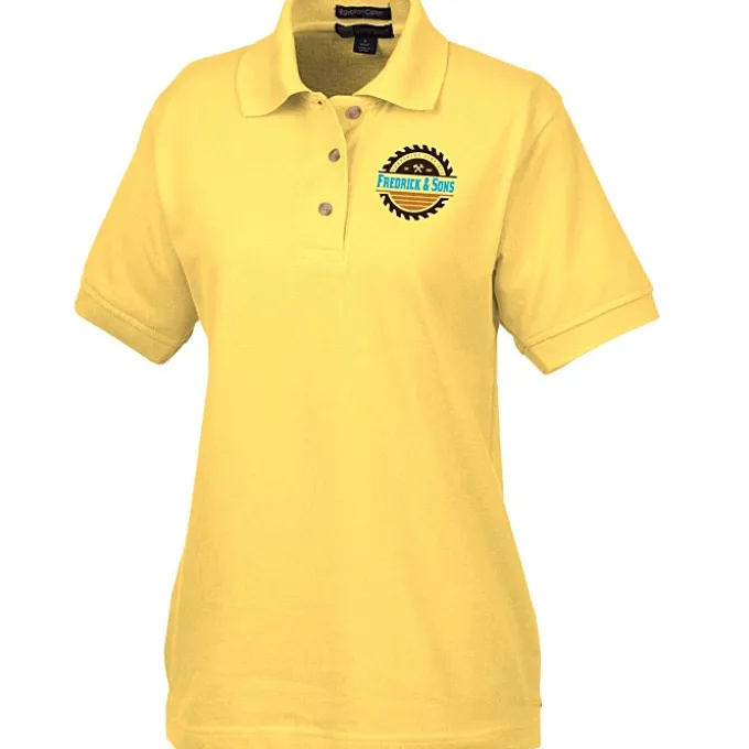 Egyptian Cotton Pique Polo - Ladies' - Full Color