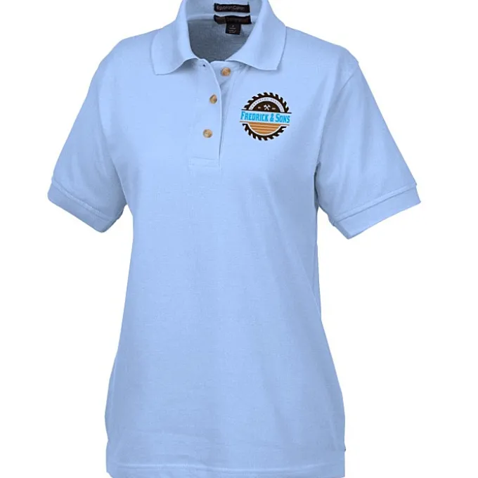 Egyptian Cotton Pique Polo - Ladies' - Full Color