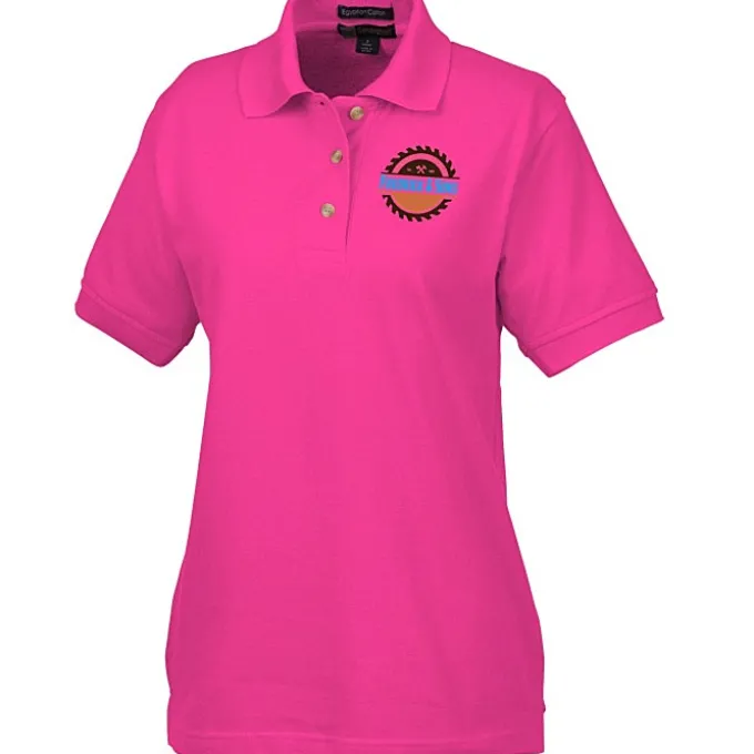 Egyptian Cotton Pique Polo - Ladies' - Full Color