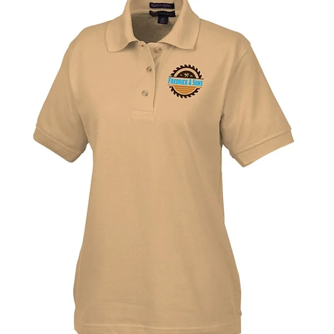 Egyptian Cotton Pique Polo - Ladies' - Full Color