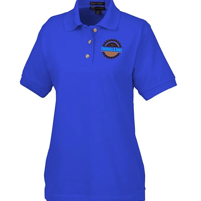 Egyptian Cotton Pique Polo - Ladies' - Full Color