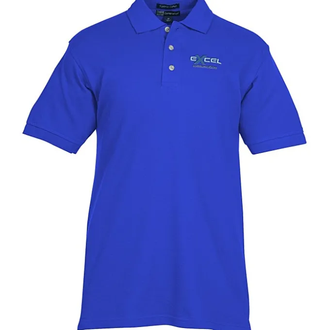 Egyptian Cotton Pique Polo - Men's