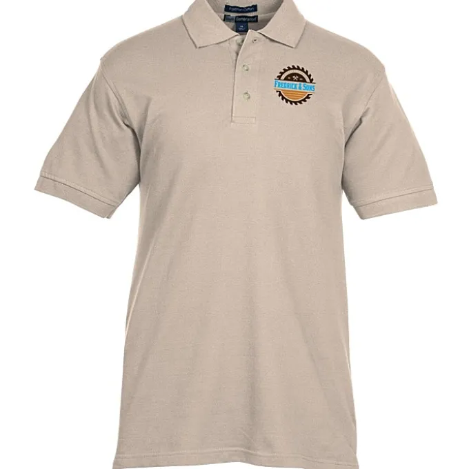 Egyptian Cotton Pique Polo - Men's - Full Color