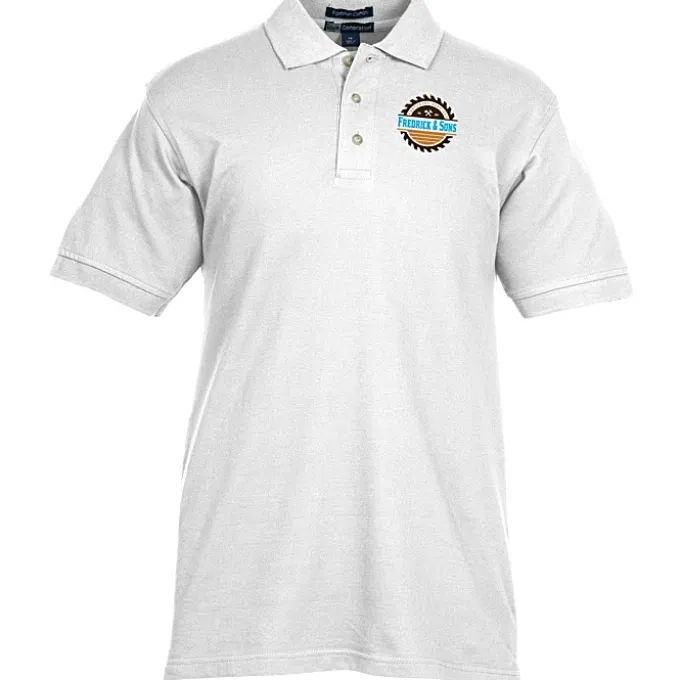Egyptian Cotton Pique Polo - Men's - Full Color